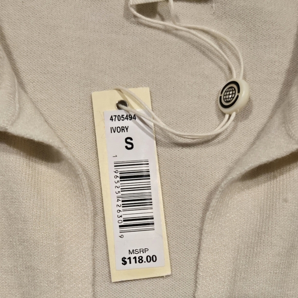 NWT Max Studio Cream Sweater - Picture 5 of 7